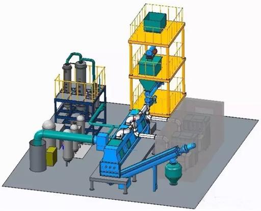 Disposal Treatment Equipment For Oily Drilling Waste With Microwave